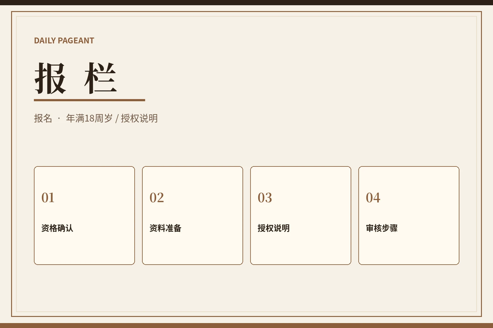 报栏内容图